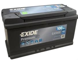  EA1000 - BATERIA EXIDE PREMIUM 100AH 900A 353X175X190