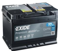  EA770 - BATERIA EXIDE PREMIUM 77AH 760A 278X175X190