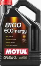 MOTUL 3374650238012 - MOTUL 0W30 8100 ECO-NERGY  A5/B5  5L. 102794