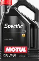 MOTUL 3374650299563 - MOTUL SPECIFIC 0W20 RN17FE 5L. 109950