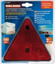 ADCESORIOS 8000692205426 -  REFLECTORES TRIANGULARES ROJOS 160 MM X2 LAMPA 20542