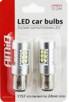 ACCESORIOS 5903293014387 - JGO. LAMPARAS LED CAMBUS 21/5W 12/24V 24SMD AMIO 01438