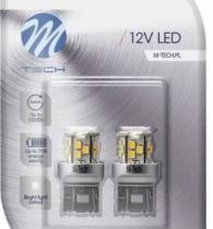 M-TECH 5901508535771 - JGO. 2 LAMPARAS LED T20 21/5W 12V 21XSMD2835