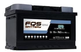 BATERIAS FQS72EFB0 - BATERIA FQS 70AH 760A EFB START/STOP